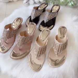 DÉP KẸP XỎ NGÓN MAY XOÀN HÌNH THOI GÓT XUỒNG 5CM CÓ BIG SIZE