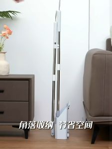 ชุดไม้กวาดหมุนได้, ไม้กวาดพร้อมที่ตักขยะ, ชุดไม้กวาด ถอดประกอบง่าย, ตั้งเก็บได้, ไม่กินพื้นที่