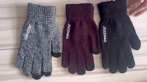 Winter Gloves for Men Women - Upgraded Touch Screen Cold Weather Thermal Warm Knit Glove for Running Driving Hiking