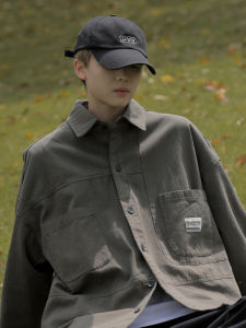 Áo Sơ Mi Nam Cotton Dài Tay Phong Cách Mỹ Cổ Điển Mới Mùa Thu Dáng Rộng Thoải Mái Thoáng Khí Thời Trang Thường Ngày