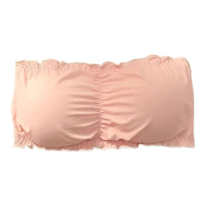 Ice Silk Strapless Bandeau Summer Lingerie for Women Pure White Wrap Chest Lightweight Base Layer Underwear