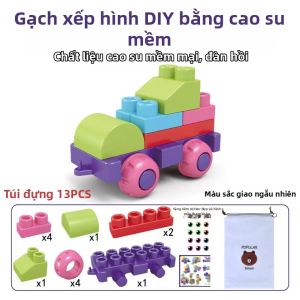 Đồ Chơi Khối Xây Dựng Silicone An Toàn Cho Trẻ Mọc Răng