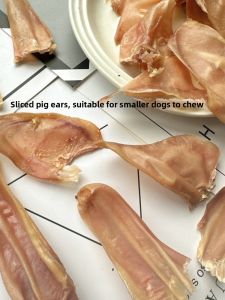 Dog Snacks Dried Pig Ears Teeth Grinding Treats for Puppies Golden Retriever Corgi No Additives Pet Food And Supplies