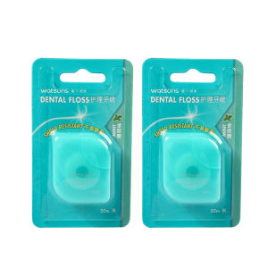 ที่ขัดฟันแบบพกพาที่มีแรงต้านทานสูง ที่ขัดฟันแบบบางเฉียบ 300 แท่ง ชุดครอบครัว ที่ขัดฟันแบบมีสายรัดฟัน 6 กล่อง