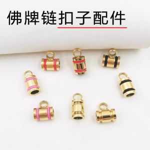 DIY Buddhist Amulet Chain Accessory No-Fade Eagle-Mouth Clasp