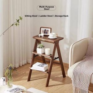 Multifunction Foldable Three-step Stool