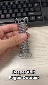 Gesper Kait Pegas Tenda Camping Outdoor - Spring Buffer Buckle