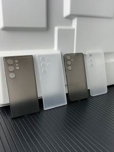 Ốp Lưng Samsung Galaxy S24/ S24 Plus/ S24 Ultra/ S25/ S25 Plus/ S25 Ultra Nhựa PP Mỏng Siêu Nhẹ Ôm Khít Máy Không Bám Vân Tay Có Gờ Bảo Vệ Camera
