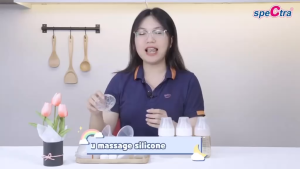 Phễu Massage Máy Hút Sữa Spectra - Silicone Size 20mm/ 24mm/ 28mm Hàng Chính Hãng (01 Chiếc/ Set)