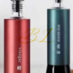 CHAINSHOP 300ml Kitchen Oil Bottle Glass Dispenser Vinegar Oil Sauce Cooking Wine Bottle Dispenser