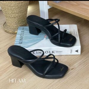 sandal heels wanita terbaru hak 5/6cm