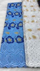 Unique Swiss Voile Lace Fabric High Quality African Cotton Stones Lace Fabric For Elegant Women Party Wedding Dress Sewing 2026