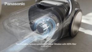 🅵🆁🅴🅴 🅳🅴🅻🅸🆅🅴🆁🆈 PANASONIC MC-CL609 (2200W) CYCLONE BAGLESS CANISTER VACUUM CLEANER WITH HEPA FILTER MC-CL609HV47