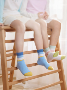 Purcotton | Antibacterial Sports Cotton Socks Mid-calf 3 Pairs