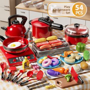 XIDIQI | Simulation Cooking Kitchen Set for Girls