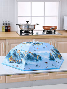 ผ้าคลุมโต๊ะทานอาหารแบบพับได้ ขนาดใหญ่ ป้องกันฝุ่น คลุมอาหาร ร่มคลุมอาหาร คลุมอาหารแบบทนทาน คลุมโต๊ะทานอาหารแบบทนทาน