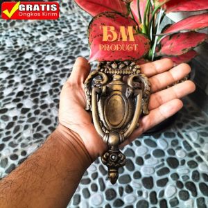 Ketukan Pintu Rumah Kuningan Antik Bel Ketukan Pintu 014 Bel Pintu Kuningan