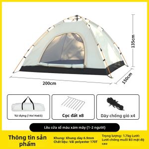 Lều Dã Ngoại Chống Nước Di Động 3-4 Người
