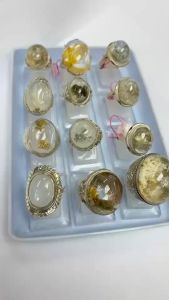 แหวนไหมทอง ตัวเรือนเงินแท้ ความมั่งคั่ง