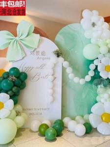 18 Th Birthday Decoration Scene Layout 30 Internet Celebrity Fancy Girl Adult Ceremony Balloon Background Wall KT Board