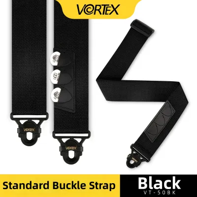 Anti-slip No-drill Guitar and Bass Strap with Lock