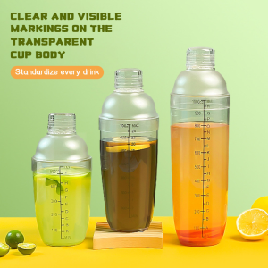 ⚡PH deliveryIn stock⚡500/700ml Acrylic Cocktail Shaker for Milk Tea & Juice【Kitchen supplies】