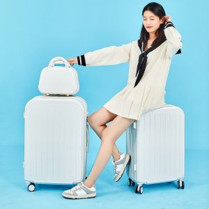 Vali du lịch BAMOZO 8812 size 20/24 vali kéo nhựa cao cấp chống va đập hàng chính hãng bảo hành 5 năm