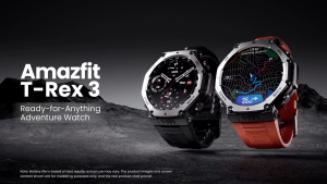Amazfit T-Rex 3 Fitness Watch 1.5" AMOLED 170+ Sports Modes Dual-Band GPS 10 ATM 48mm (1 Year Local Warranty)