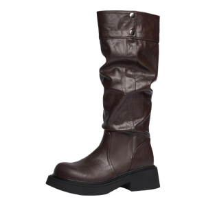Josiny | Ladies Boots Knight British Style Versatile Slimming Thick Sole Comfortable Stackable