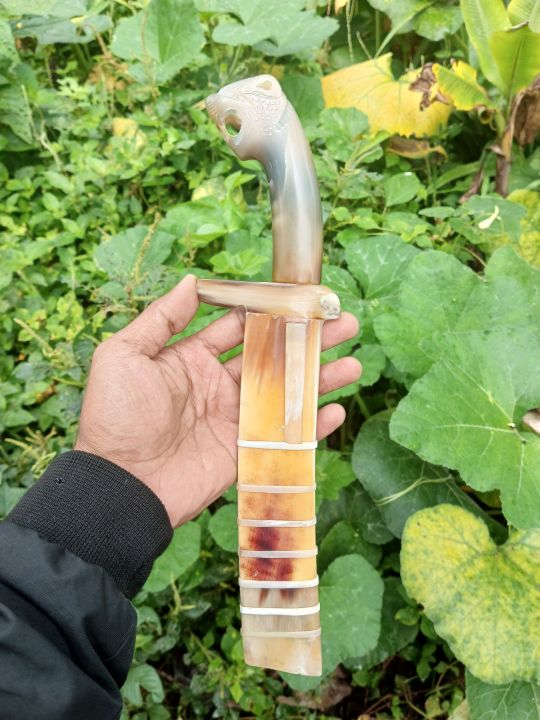 gocil ful tanduk bule 25 cm  gagang macan