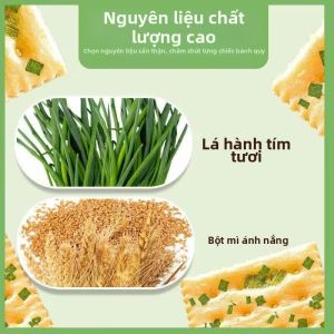 LIANGQINBAODOU | Bánh Quy Kiểm Soát Đái Tháo Đường Không Đường Muối Và Cây Tỏi Non