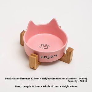 Petdebby | Leak-Proof Neck-Care Pet Cat and Dog Bowl