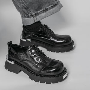 NUDANLAI | British Style Business Leisure Retro Trendy Height Increasing Men Shoes
