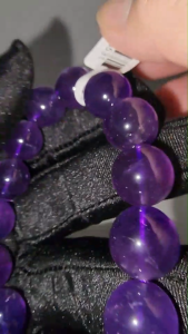 (SG Seller Ready Stocks) Top Grade Natural Amethyst  Quartz Bracelet 12mm+