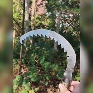 Manganese steel pruning hook grass picking fruit picking agricultural tools multi-tooth branch pulling hook garden pruning