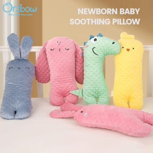 Orzbow Newborn Baby Dotted Soothing Pillow Cute Rabbit Dinosaur Shaped Pillow Toy Anti-Shock Side Sleep Block Anti-Rollover Pillow