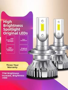 CANTE | LED Headlight for 2018-2019 Hyundai Kona Dual High and Low Beam Bright Lamp