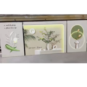 Tranh Treo Tường Hoa Phong Cách Bắc Âu Set 3 Tranh Decor Phòng Khách Phòng Ngủ Hiện Đại Sang Trọng