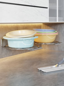 evesigar | Bathroom Cabinet Under Sink Extendable Layered Organizer Shelf