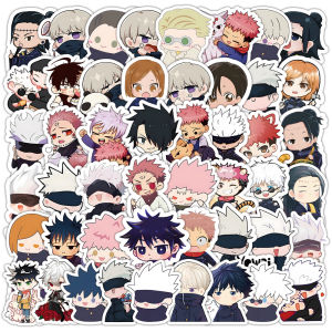 Bandai | Bộ Nhãn Dán Anime Q-Version Jujutsu Kaisen - 10/30/60 Chiếc Gojo Satoru Hình Dán Dễ Thương Chống Nước Graffiti Văn Phòng Phẩm Cho Laptop Hoạt Hình Cổ Điển