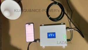 Dual Output Mobile Phone Signal Enhancement Amplifier 2G 3G 4G 5G เครื่องดู-ดสัญญาณโทรศัพท์ เครื่องดูดสัญญาณมือถือ 5g signal boos-ter Cellular ตัวดูดสัญญาณ