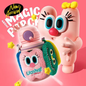【NEW!!】420~460ml 316L Stainless Steel Liner UOOHAlittles Magic Pocket Childrens Thermos Bottle Great Value Gift Box Set with Free Gift Best Gifts For Kids Babies Girlfriend Family