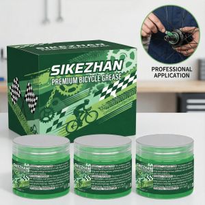 Premium Bicycle Bearing Grease - Waterproof Green Lube for Hubs BB Headsets. Synthetic Maintenance for Shimano SRAM MTB Road