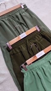 Kulot Crinkle Tali Serut - Kulot Crinkle Haigwaist - Lose Pants Wanita