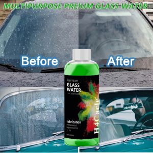 Premium Glass Water Windshield Washer Wiper Fluid 1:100 Ratio Concentrate for Water Spots Stain Oil Film Tar Dirt Streak-Free