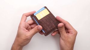 Corkor Vegan Cork RFID Card Wallet Black | Minimalist Cardholder Holder For Man Men Simple Small Thin Vertical Leather Dompet Kecil Nipis 小卡包男
