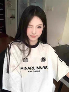 Áo Thun Cotton Tay Ngắn Màu Trắng Xám Phong Cách Đường Phố Mùa Hè Cho Thanh Thiếu Niên Áo Thun Cotton Nguyên Chất Áo Thun Thường Ngày Đa Năng