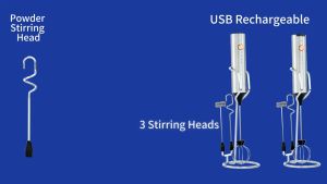 เครื่องตีฟองนม เครื่องตีไข่ ชาร์จUSB เครื่องตีไข่ อุปกรณ์ทำขนม แฟรปเป้ ลาเต้ มัทฉะ ช็อกโกแลตร้อน