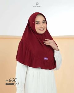 Jilbab hijab kerudung bergo krudung wanita dewasa jersey instan plisket terbaru new terlaris terkini modern kekinian murah viral 2021 Arrafi AR 666 adem mudah di bentuk cantik pet antem bahan stella ori premium cantik bayar di tempat COD gratis ongkir