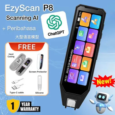 EzyScan P4 - AI Translator Dictionary Pen 🔥 ChatGPT tri-languages translation pen dictionary eKamus pen 3 Bahasa